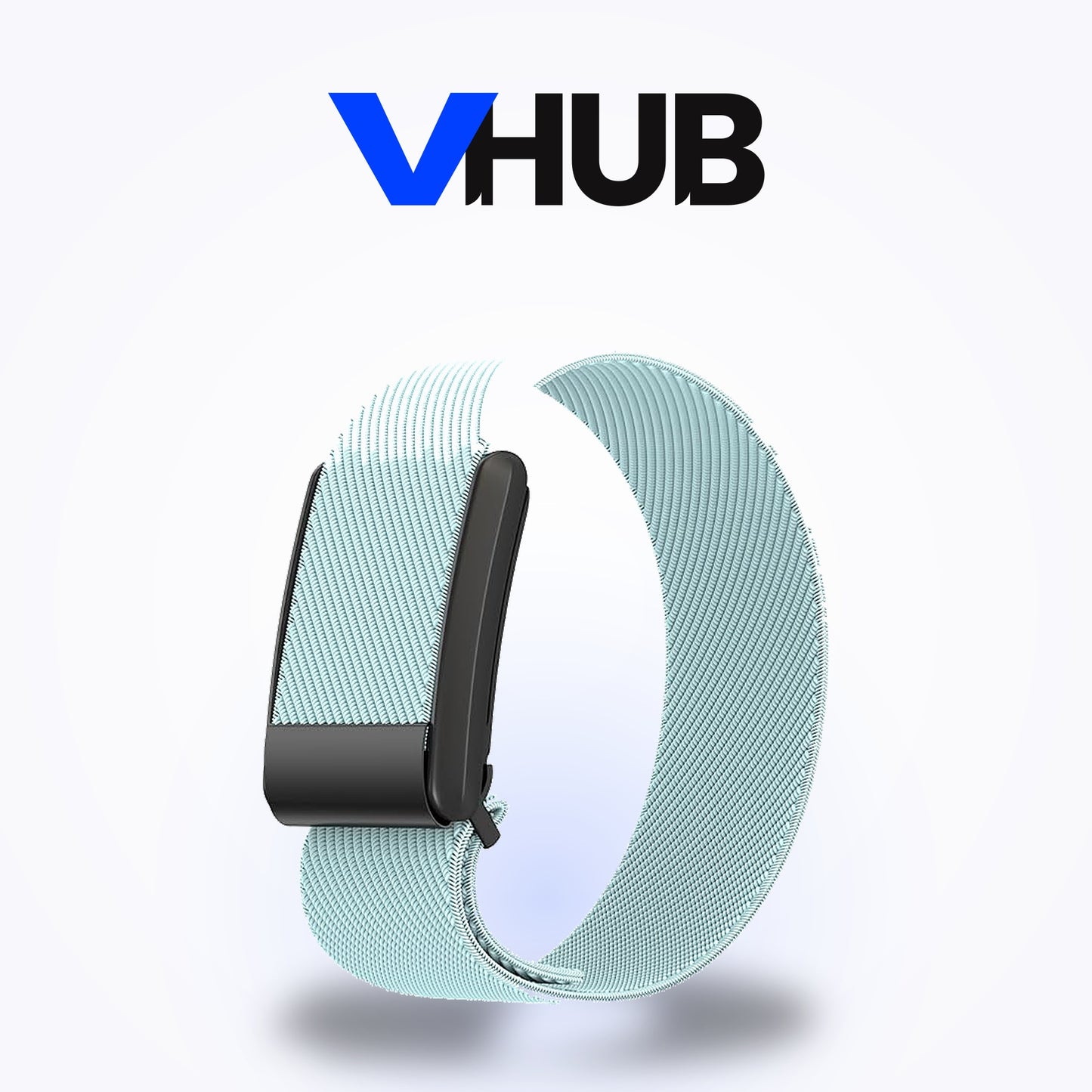 Knit Band for WHOOP 5.0 — Light Blue — compatible, not made by WHOOP