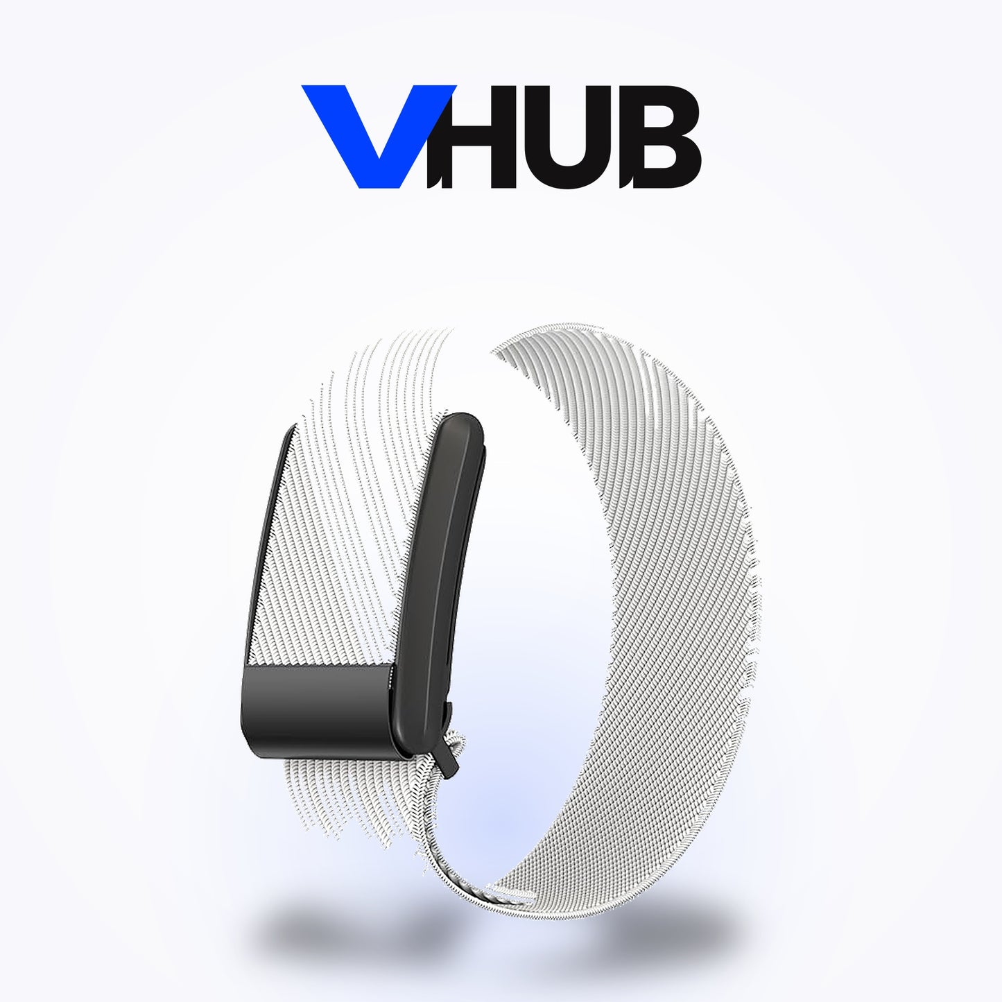 Knit Band for WHOOP 5.0 — White — compatible, not made by WHOOP