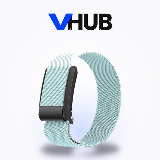 Knit Band for WHOOP 5.0 — Light Blue — compatible, not made by WHOOP