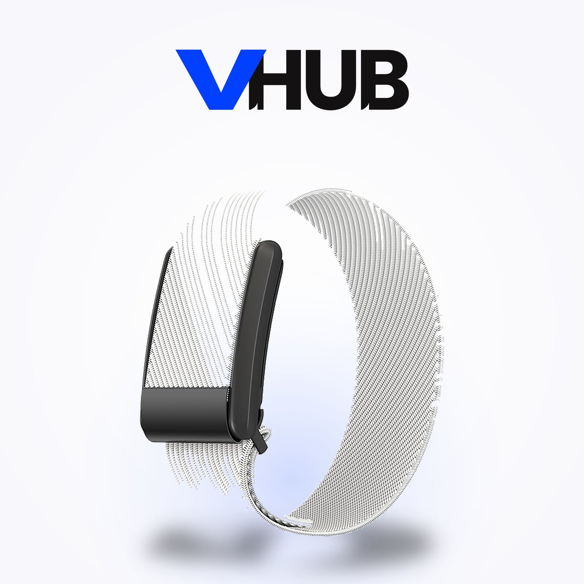 Knit Band for WHOOP 5.0 — White — compatible, not made by WHOOP