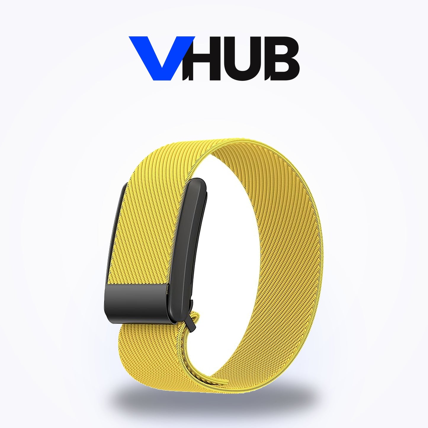 Knit Band for WHOOP 5.0 — Yellow — compatible, not made by WHOOP
