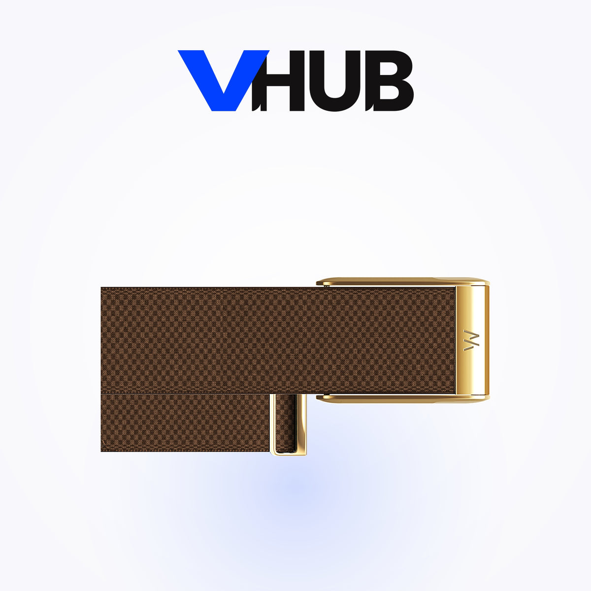 WHOOP 5.0 SuperKnit Luxe Band — Coffee with Gold