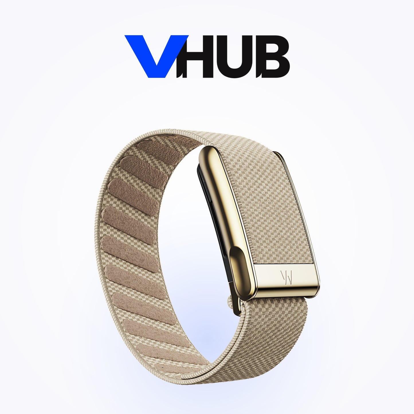 WHOOP MG SuperKnit Luxe Band — Dune with Gold
