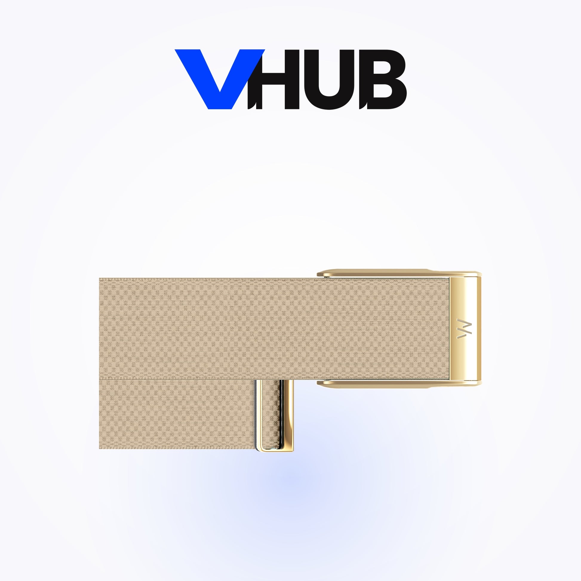 WHOOP MG SuperKnit Luxe Band — Dune with Gold