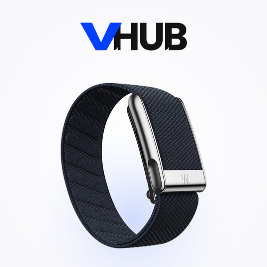 WHOOP MG SuperKnit Luxe Band — Midnight with Titanium