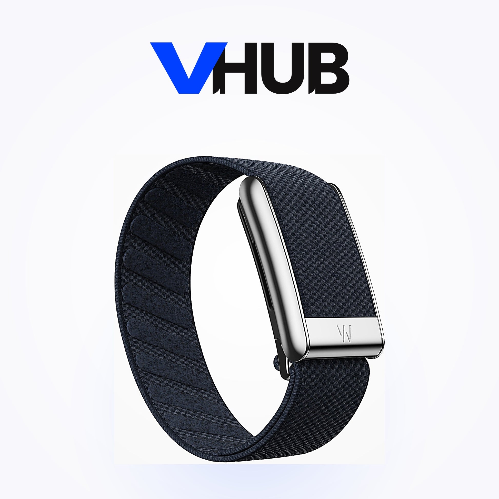 WHOOP 5.0 SuperKnit Luxe Band — Midnight with Titanium